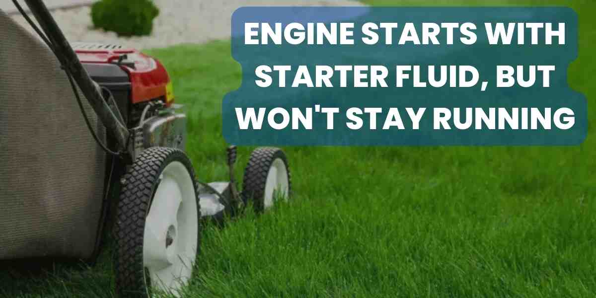 Engine Starts With Starter Fluid But Won't Stay Running