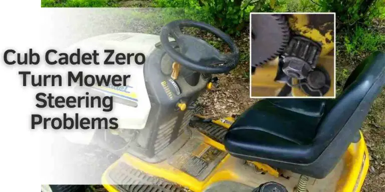 Cub Cadet Zero Turn Mower Steering Problems: Troubleshooting Tips