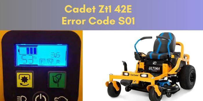 Cub Cadet Zt1 42E Error Code S01: Fast & Easy Guide