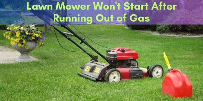 Lawn Mower Won’t Start After Running Out of Gas: Quick Fixes!